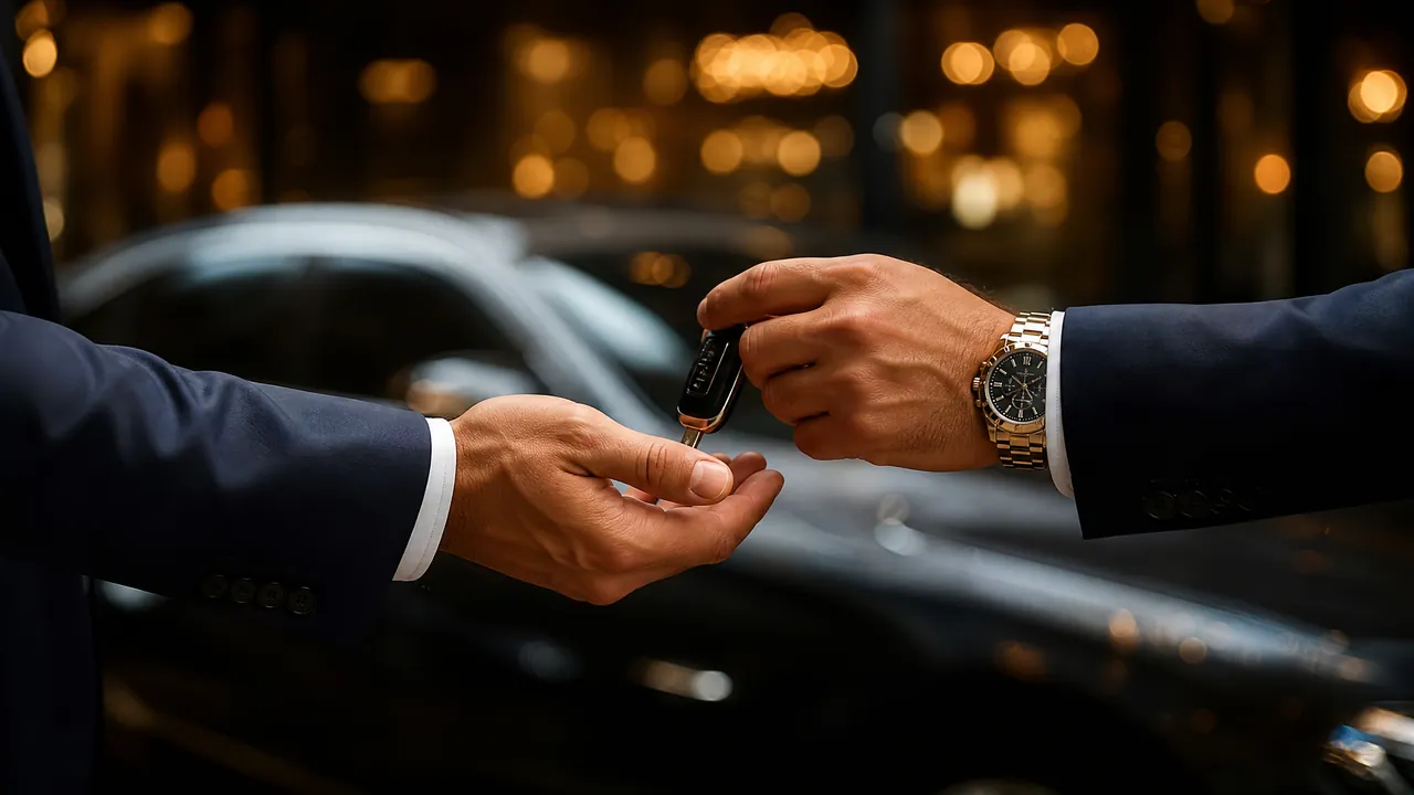 Entrega de chaves de carro — financiamento e refinanciamento Sena Negócios